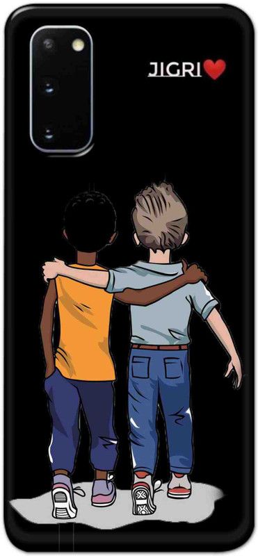NDCOM Back Cover for Samsung Galaxy S20 Jigri Printed  (Multicolor, Hard Case, Pack of: 1)