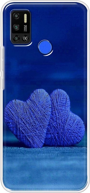 Appcityprint Back Cover for Tecno Spark 6 Air  (Blue, Grip Case, Silicon, Pack of: 1)