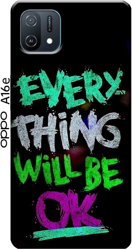 RDcon Back Cover for Oppo A16e 2752  (Multicolor, Anti-radiation, Silicon, Pack of: 1)