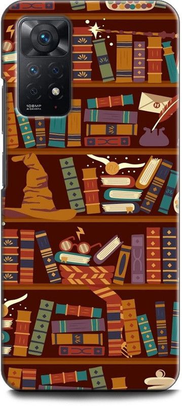 WallCraft Back Cover for REDMI Note 11 Pro HARRY POTTER, LIBRARY, BOOKS  (Multicolor, Dual Protection, Pack of: 1)