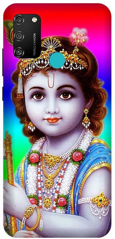 URCHIN Back Cover for Honor9A Krishna, Bal Krishna, Makhanchor, Cute, Little krishna, God  (Multicolor, Shock Proof)