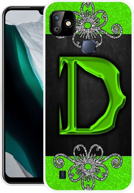 FITESTAR Back Cover for Infinix Smart HD 2021  (Black, Green, Grip Case, Silicon, Pack of: 1)