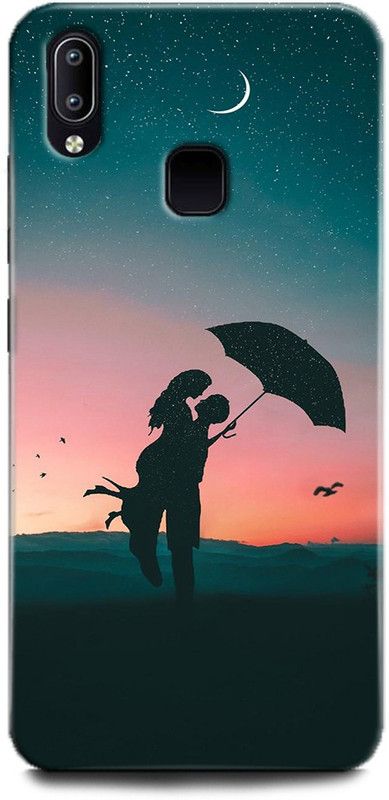 Afterglow Back Cover for Vivo V9 GIRL BOY, LOVE, ANIME, PINK, CUTE GIRL, DOLL, MOON LOVE  (Multicolor, Shock Proof, Pack of: 1)