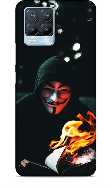 Jellybird Back Cover for Realme 8 Pro  (Black, 3D Case, Pack of: 1)
