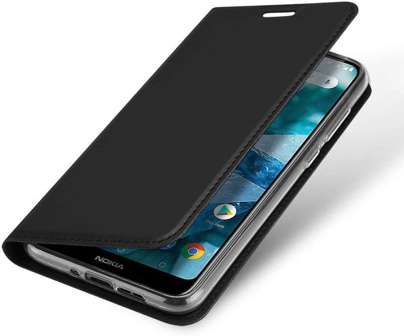 Elica Flip Cover for Nokia 7.1  (Black, Shock Proof, Pack of: 1)