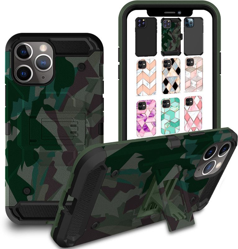 DuraSafe Cases Back Cover for iPhone 11 PRO Max 2019 - 6.5" [ A2161 A2220 A2218 ] Armor Heavy Duty Case - Without holster  (Green, Rugged Armor, Silicon, Pack of: 1)