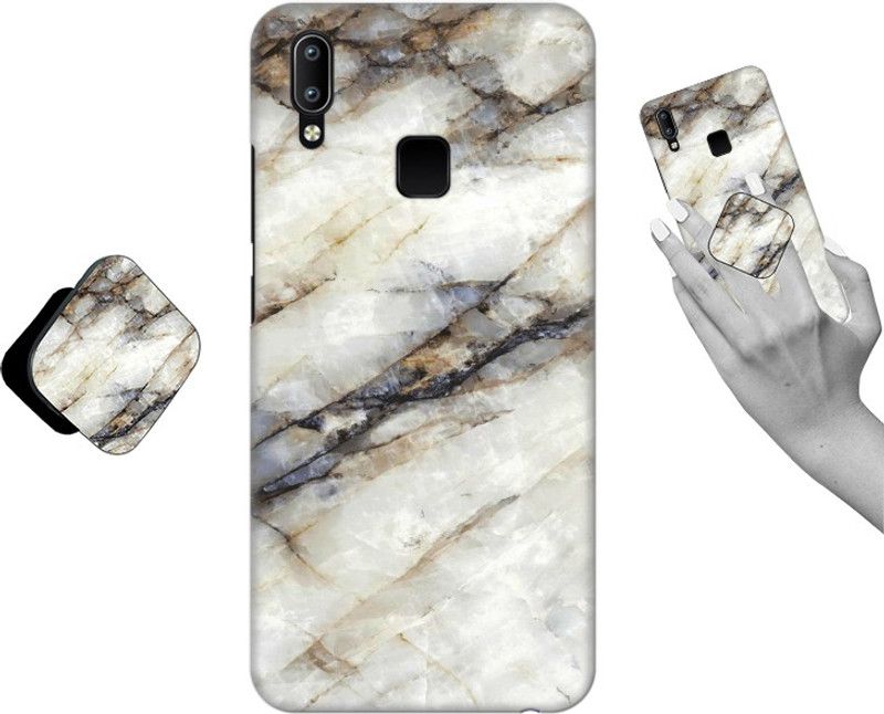 COBIERTAS Back Cover for Vivo Y91  (Multicolor, Cases with Holder)