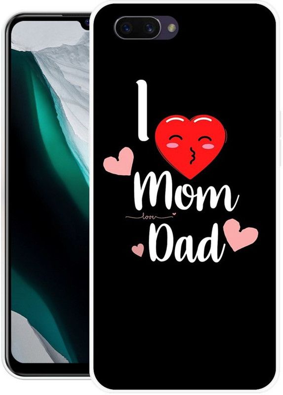Looy Back Cover for Oppo A3s  (Black, Flexible, Silicon, Pack of: 1)