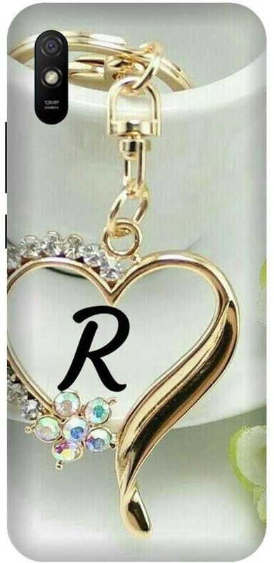 3D U PRINT Back Cover for Redmi 9A ,MZ006C3LI R letter,R name R word  (Multicolor, Waterproof, Pack of: 1)