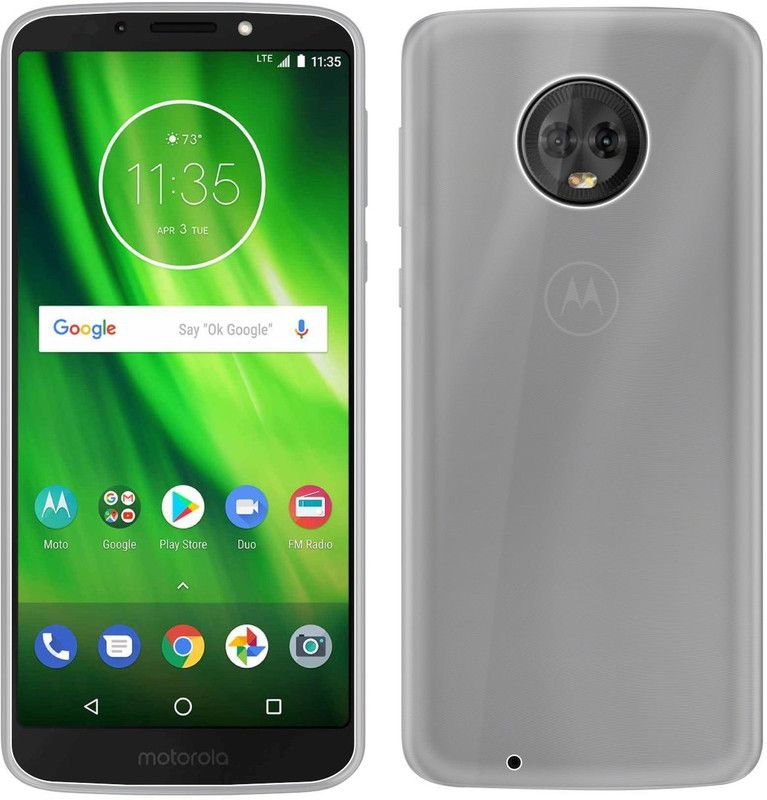 CASE CREATION Back Cover for Motorola Moto G6 (6th Gen)  (Transparent, Dual Protection, Pack of: 1)