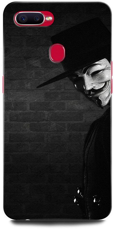 INTELLIZE Back Cover for OPPO F9 Pro CPH1823ANONYMOUS BLADE, JOKER, HACKER, V FOR VANDATA  (Multicolor, Hard Case, Pack of: 1)