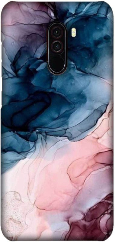NDCOM Back Cover for POCO F1 Marble Color Printed  (Multicolor, Hard Case, Pack of: 1)