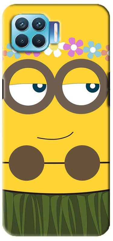 NDCOM Back Cover for OPPO F17 PRO Emoji Smiely Printed  (Multicolor, Hard Case, Pack of: 1)