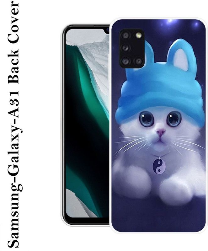 SHIVKUDI Back Cover for Samsung Galaxy A31  (Multicolor, Grip Case, Silicon)