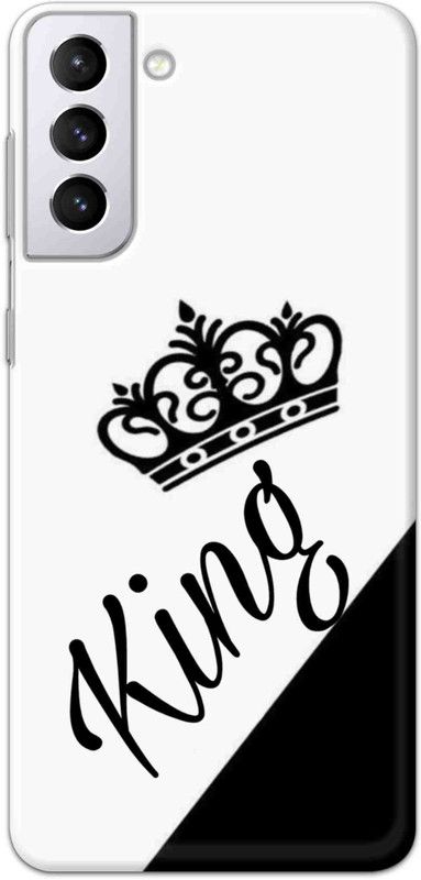 NDCOM Back Cover for Samsung Galaxy S22 5G King Crown Trendy Printed  (Multicolor, Hard Case, Pack of: 1)
