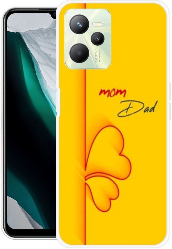Buytrend Back Cover for Realme C35  (Yellow, Flexible, Silicon)