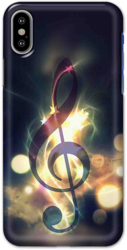 NDCOM Back Cover for iPhone X Music Lover Slimfit Printed  (Multicolor, Hard Case, Pack of: 1)
