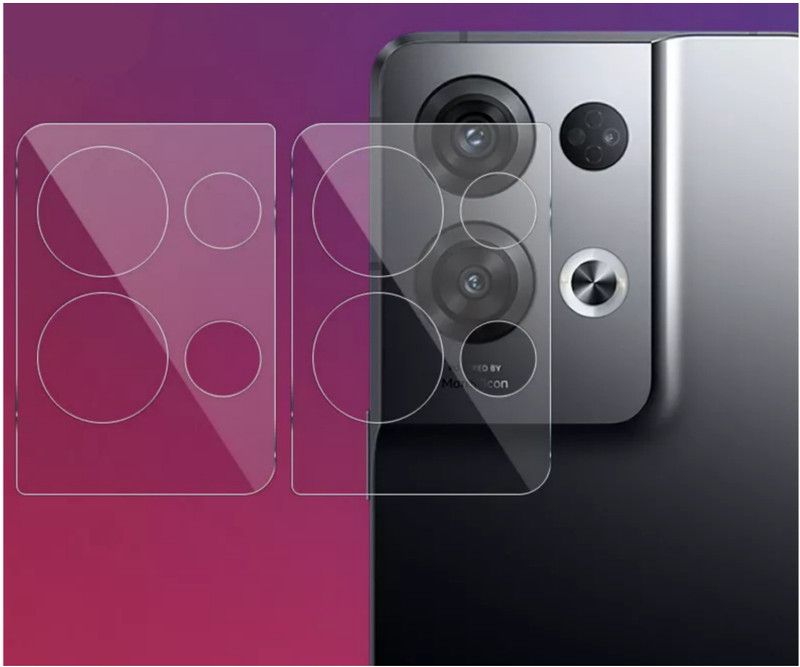 Emunks Back Camera Lens Glass Protector for OPPO RENO 8 PRO 5G  (Pack of: 2)