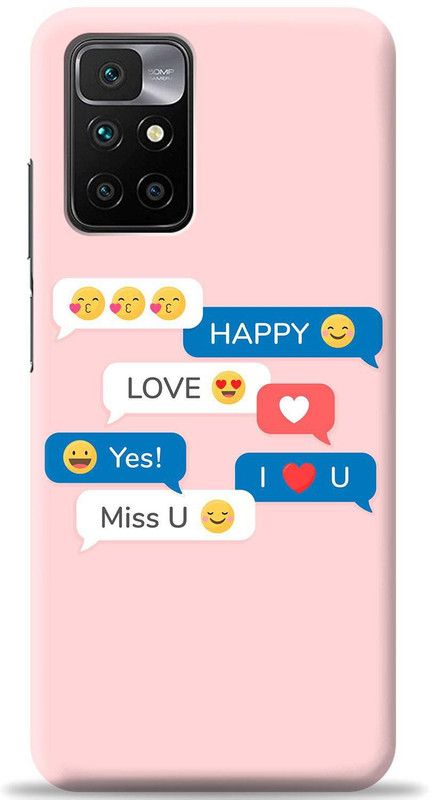 Loffar Back Cover for Mi Redmi 10 Prime  (Pink, Shock Proof, Pack of: 1)