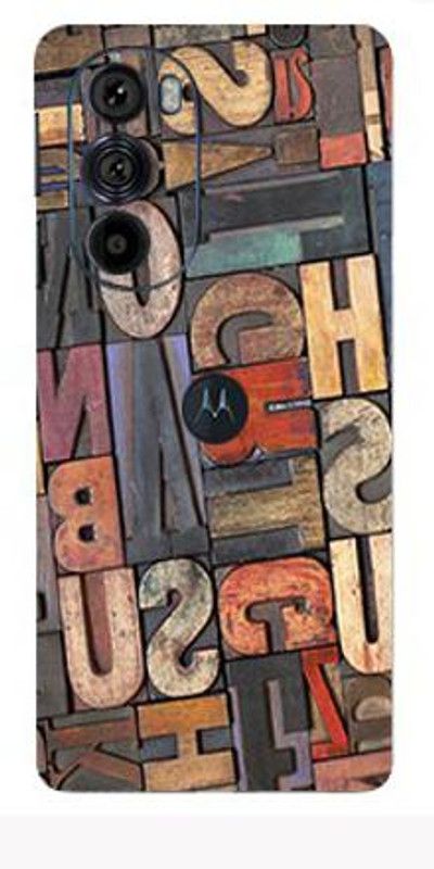 AsSkin Motorola Edge 30 Mobile Skin  (Ultra Super letter Art Matte Finish With High Gloss Finish).)