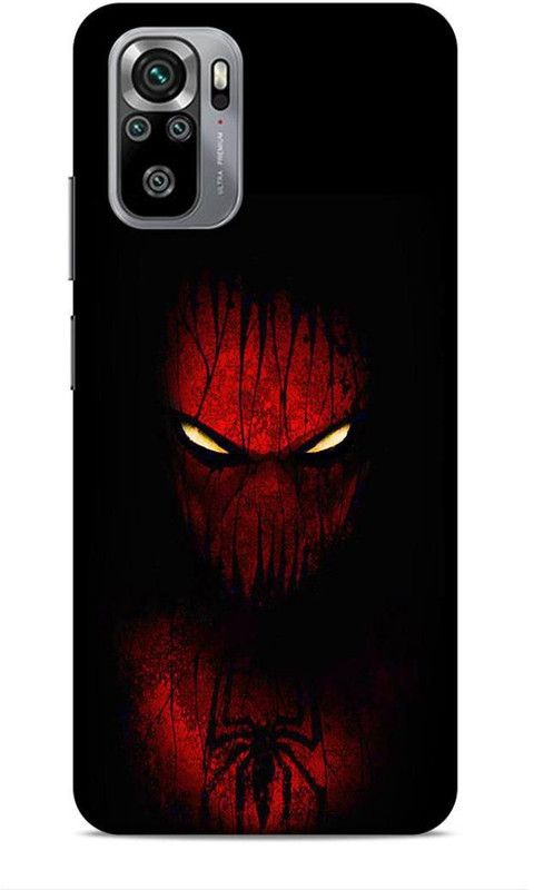 Coverland Back Cover for Mi Redmi Note 10, Mi Redmi Note 10S  (Black, Red, Waterproof)