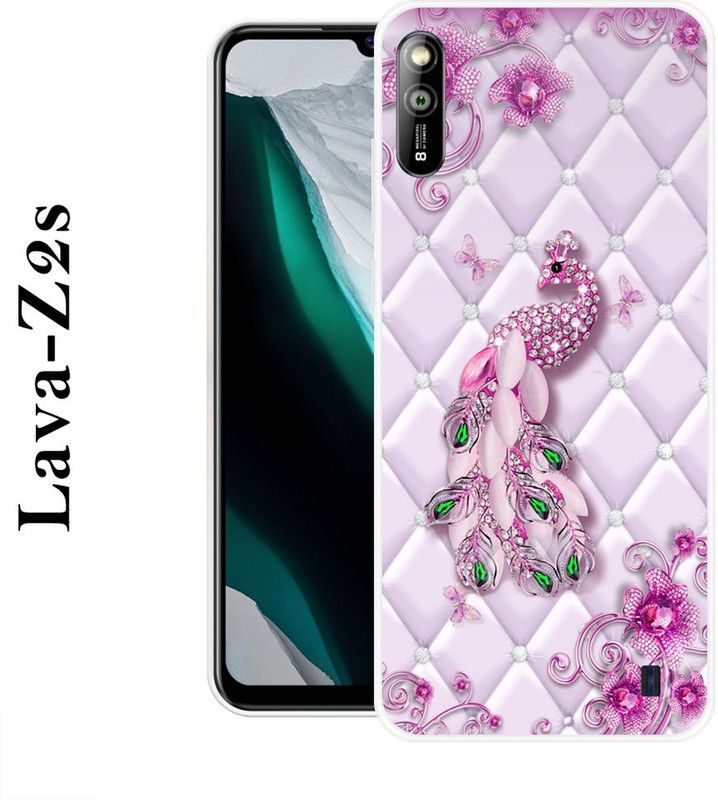VITARO Back Cover for Lava Z2S  (Pink, Grip Case, Silicon)