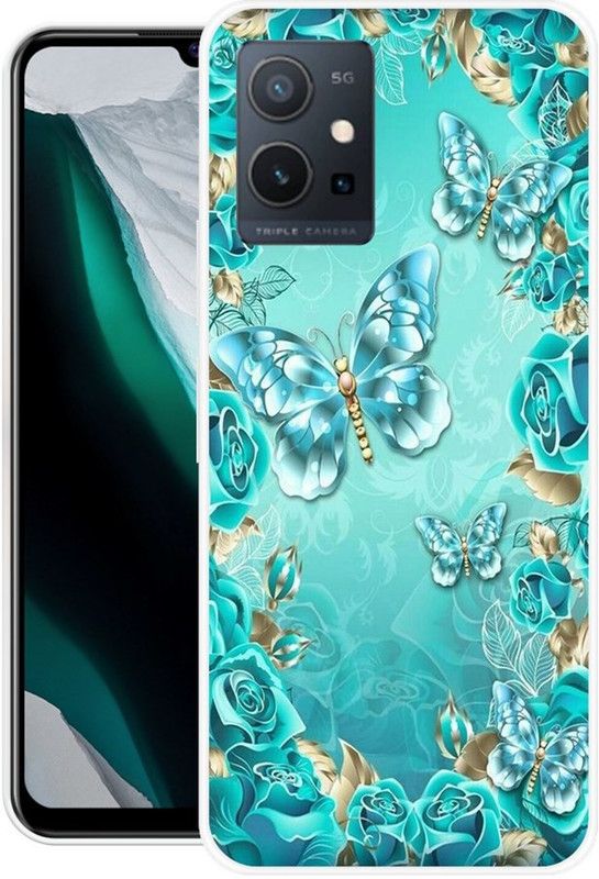 Ashini Back Cover for Vivo Y75 5g  (Multicolor, Dual Protection, Silicon, Pack of: 1)