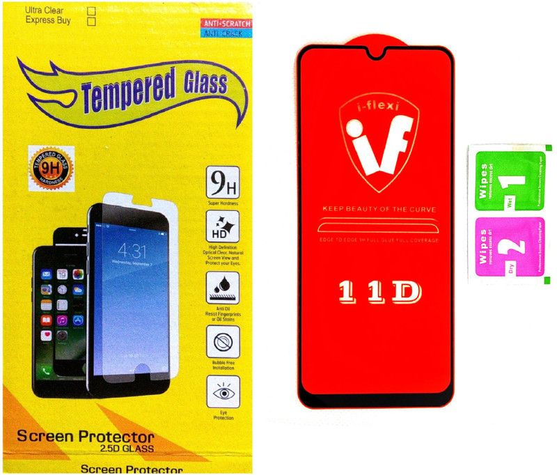 11D Edge To Edge Tempered Glass for Samsung Galaxy A72 ( Full Glue)  (Pack of 1)