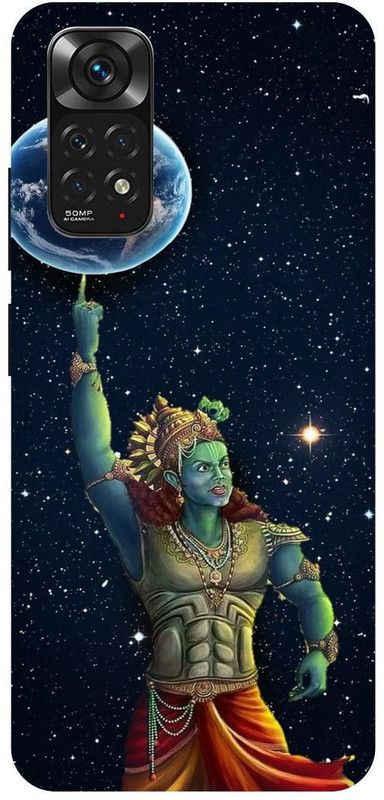 THE NARAYANA COLLECTIONS Back Cover for REDMI NOTE 11s-KRISHNA,SHYAM,KANAHIYA,KARSHNA  (Multicolor, Hard Case, Pack of: 1)