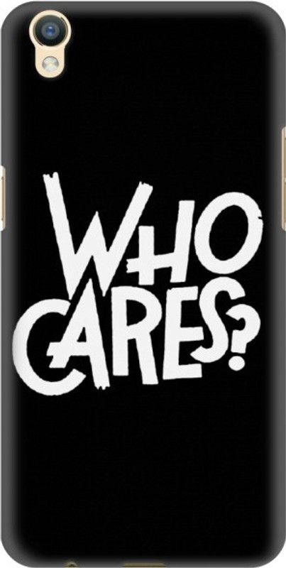 COBIERTAS Back Cover for Oppo A37F  (Black, White, Hard Case)