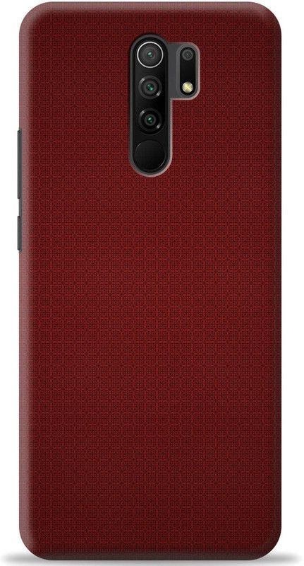 Loffar Back Cover for Mi Redmi 9 Prime  (Maroon, Shock Proof, Pack of: 1)