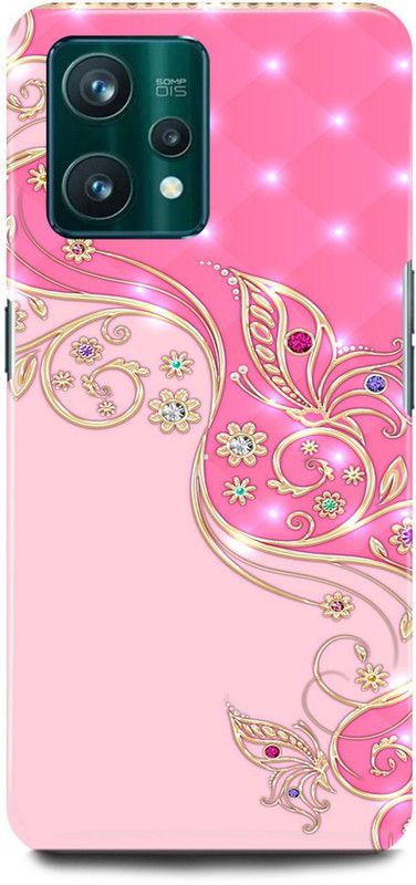 play fast Back Cover for Realme 9 Pro Plus 5G PINK, RANGOLI, ART, DESIGN, SHAPE  (Pink, Hard Case, Pack of: 1)