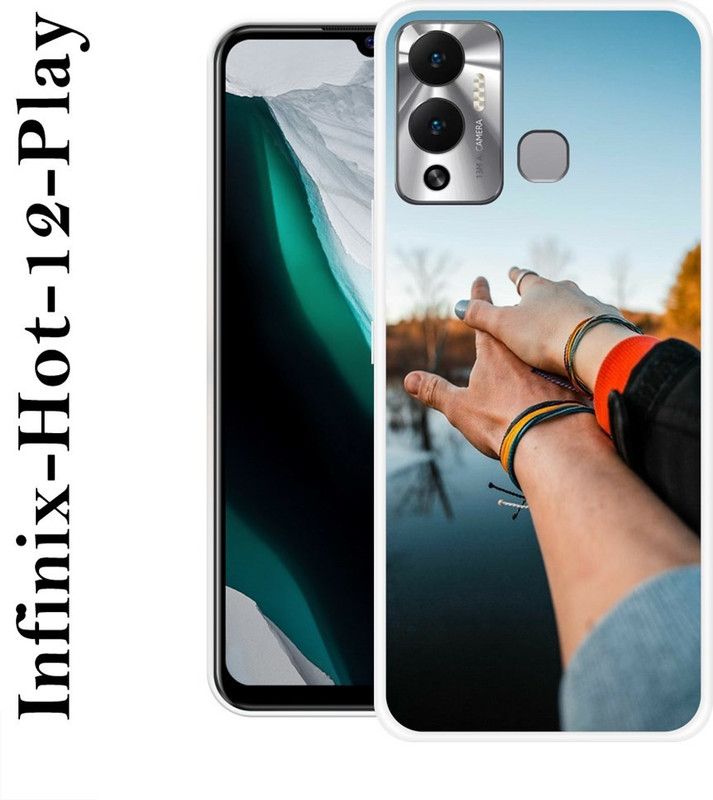 REDFLY Back Cover for Infinix Hot 12 Play  (Multicolor, Silicon)