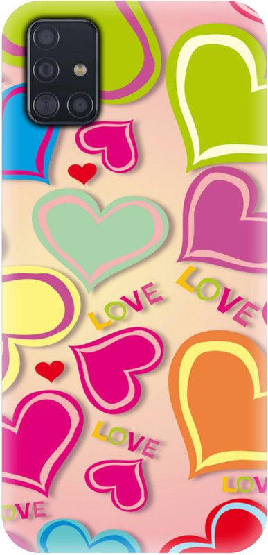 Smutty Back Cover for Samsung Galaxy A51, SM-A515F - Love Print  (Multicolor, Hard Case)