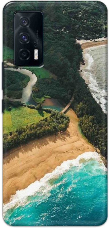 NDCOM Back Cover for iQOO 7 5G Travel Beach Printed  (Multicolor, Hard Case, Pack of: 1)