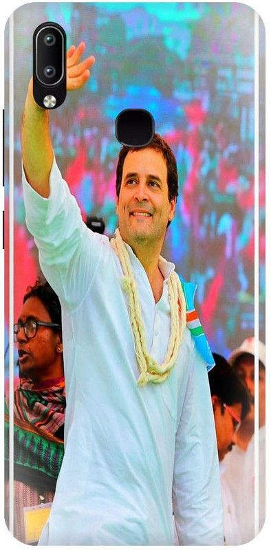 THE NARAYANA COLLECTIONS Back Cover for vivo Y93-1814,Rahul Gandhi,Congres,Pappu,Political,Leader  (Multicolor, Hard Case)