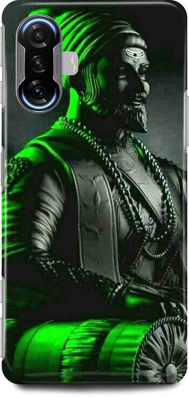 play fast Back Cover for POCO F3 GT CHATRAPATI, SHIVA, JI, MAHARAJ, MARATHA,HISTORY, KING  (Green, Hard Case)