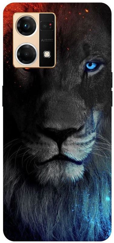 THE NARAYANA COLLECTIONS Back Cover for OPPO F21 PRO- CPH2363-TIGER,SHER,LION,KING,ANIMAL  (Multicolor, Hard Case, Pack of: 1)