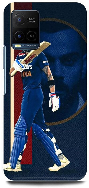 play fast Back Cover for Vivo Y21T, V2135 VIRAT, KOHLI, INDIAN, PLAYER, RCB  (Blue, Hard Case, Pack of: 1)