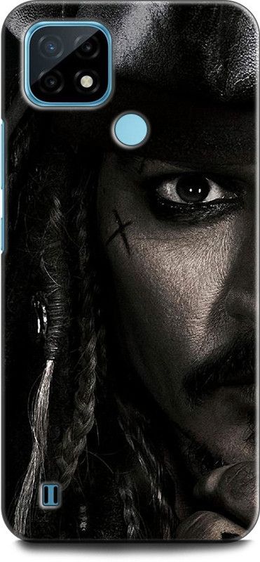 KEYCENT Back Cover for Realme C21Y, RMX3261 CAPTAIN JACK SPARROW, PIRATES OF THE CARIBBEAN, JOHNY DEPP  (Multicolor, Pack of: 1)