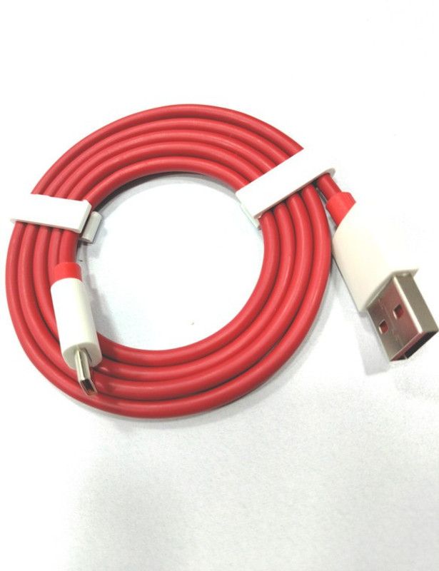 NUKAICHAU USB Type C Cable 6.5 A 1.00488999999996 m Copper Braiding oppo a53 data cable type c  (Compatible with 3.1 Amp, 1.2 Meter/3.2Ft, 3.4 A 1 m OEM USB Type C Cable, Red, One Cable)