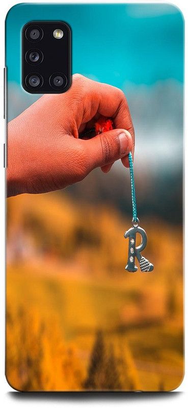 ORBIQE Back Cover for SAMSUNG Galaxy A31 A315FZKWINS R, R LETTER, R ALPHABET, DESIGN  (Multicolor, Hard Case, Pack of: 1)