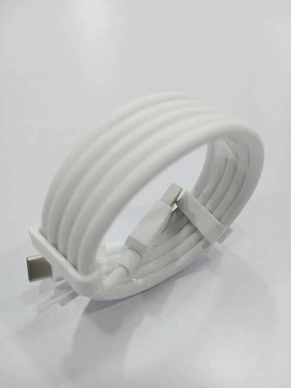NUKAICHAU USB Type C Cable 6.5 A 1.00153999999998 m Copper Braiding SUPER FAST Premium Quality Fast Charging Type-C Data Cable For Redmi  (Compatible with car charger fast charging mobile, White, One Cable)