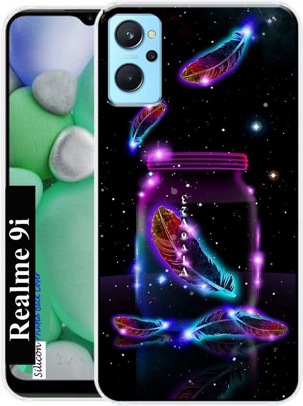 KENTAROELENE Back Cover for Realme 9i  (Multicolor, Silicon, Pack of: 1)
