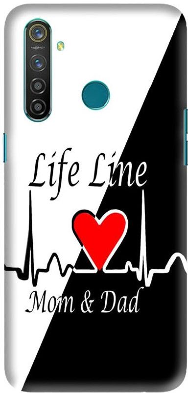 Crafto Rama Back Cover for Realme 5 Pro, RMX1971, QUOTE, LOVE, MOM, DAD, PRINTED, BACK COVER  (Multicolor, Hard Case, Pack of: 1)
