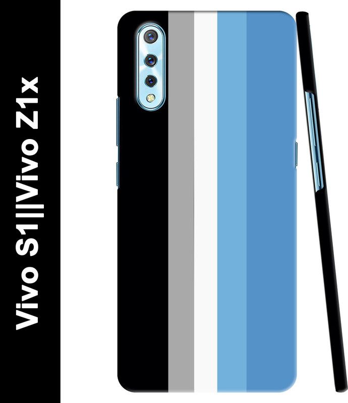 Adi Creations Back Cover for Vivo S1, Vivo Z1x  (Multicolor, Dual Protection, Pack of: 1)