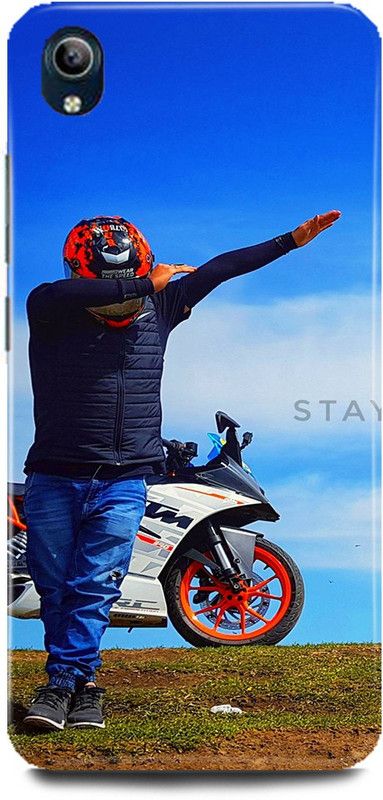 MP ARIES MOBILE COVER Back Cover for Vivo Y90, 1908,Bike,Ktm,Duke,Bike,Lover,Bike,Biker,Love,Kiss,Rider,Couple,Lover,Motor,  (Multicolor, Hard Case, Pack of: 1)