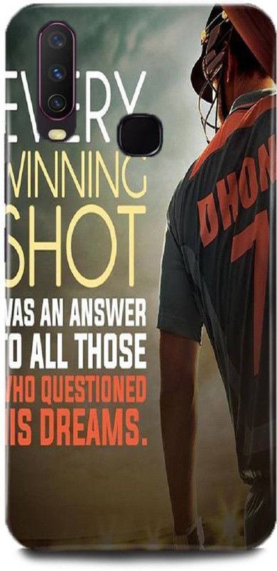 MP ARIES MOBILE COVER Back Cover for Vivo Y11, Vivo 1906,MS,Dhoni,Ms,Dhoni,7,Mahendra,Singh,Dhoni,India,Cricket,India,player,  (Multicolor, Hard Case, Pack of: 1)