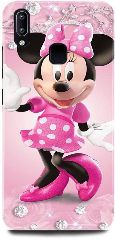 DIKRO Back Cover for Vivo V11, 1806, MICKEY, MOUSE, MINNIE, MOUSE, DOLL, TEDDY, LOVE  (Multicolor, Hard Case, Pack of: 1)
