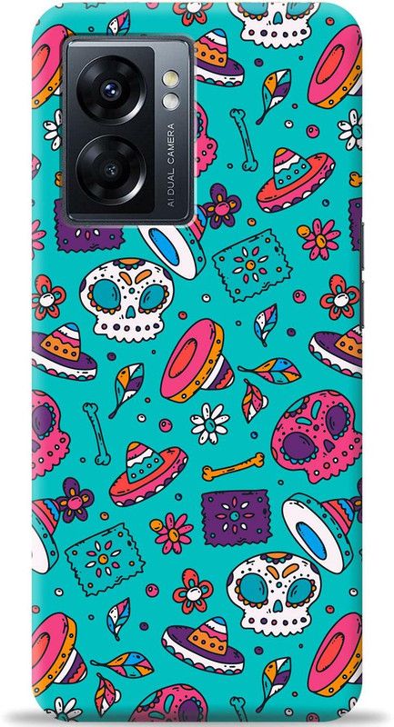Crafter Back Cover for Realme Narzo 50 5G  (Blue, Shock Proof, Pack of: 1)